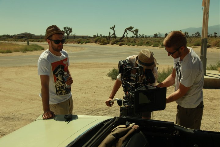 Mick Baltic producing and directing a music video in Palmdale, California, 2010