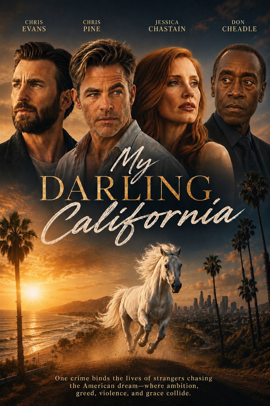 My Darling California — cinematic poster